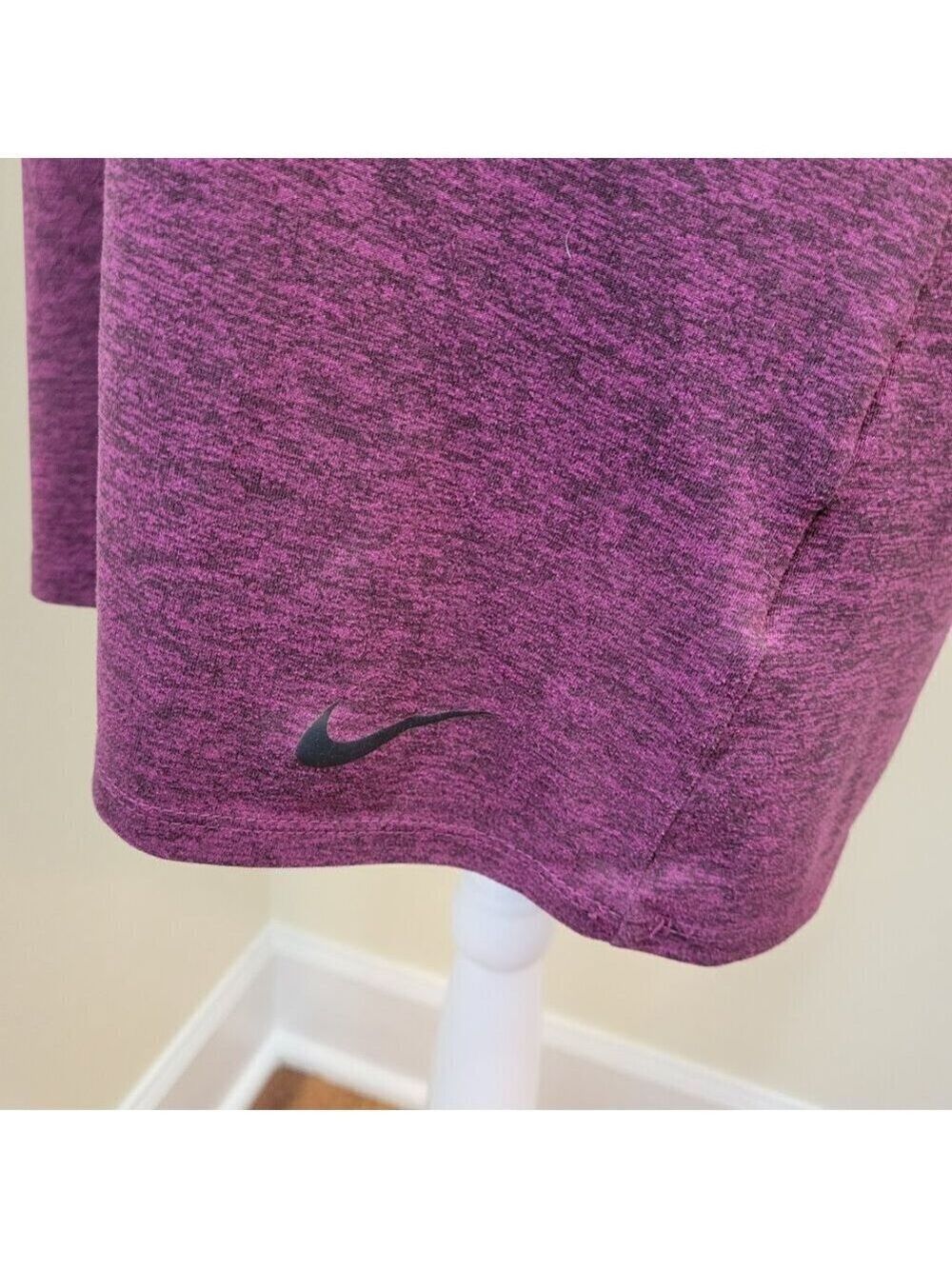 Nike Dri Fit Short Sleeve Athletic T-Shirt Magenta Top Women's Size L - Picture 8 of 13